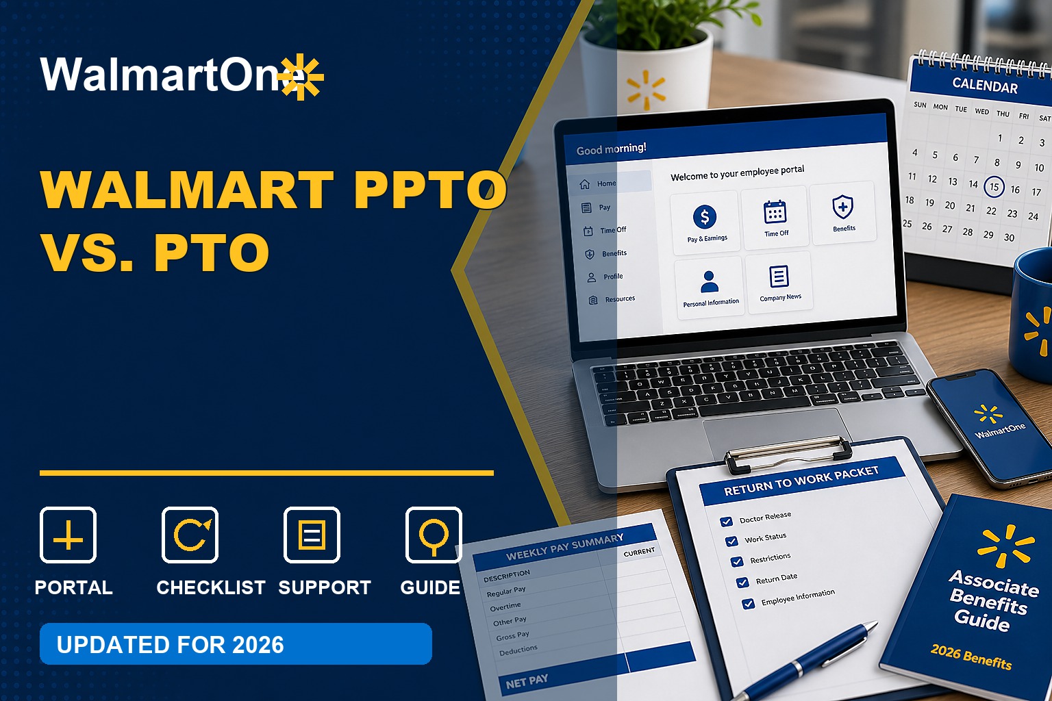 The Ultimate Guide to Walmart PPTO vs. PTO 2 Walmart PPTO vs PTO guide with protected time, regular PTO, schedule, and attendance checklist